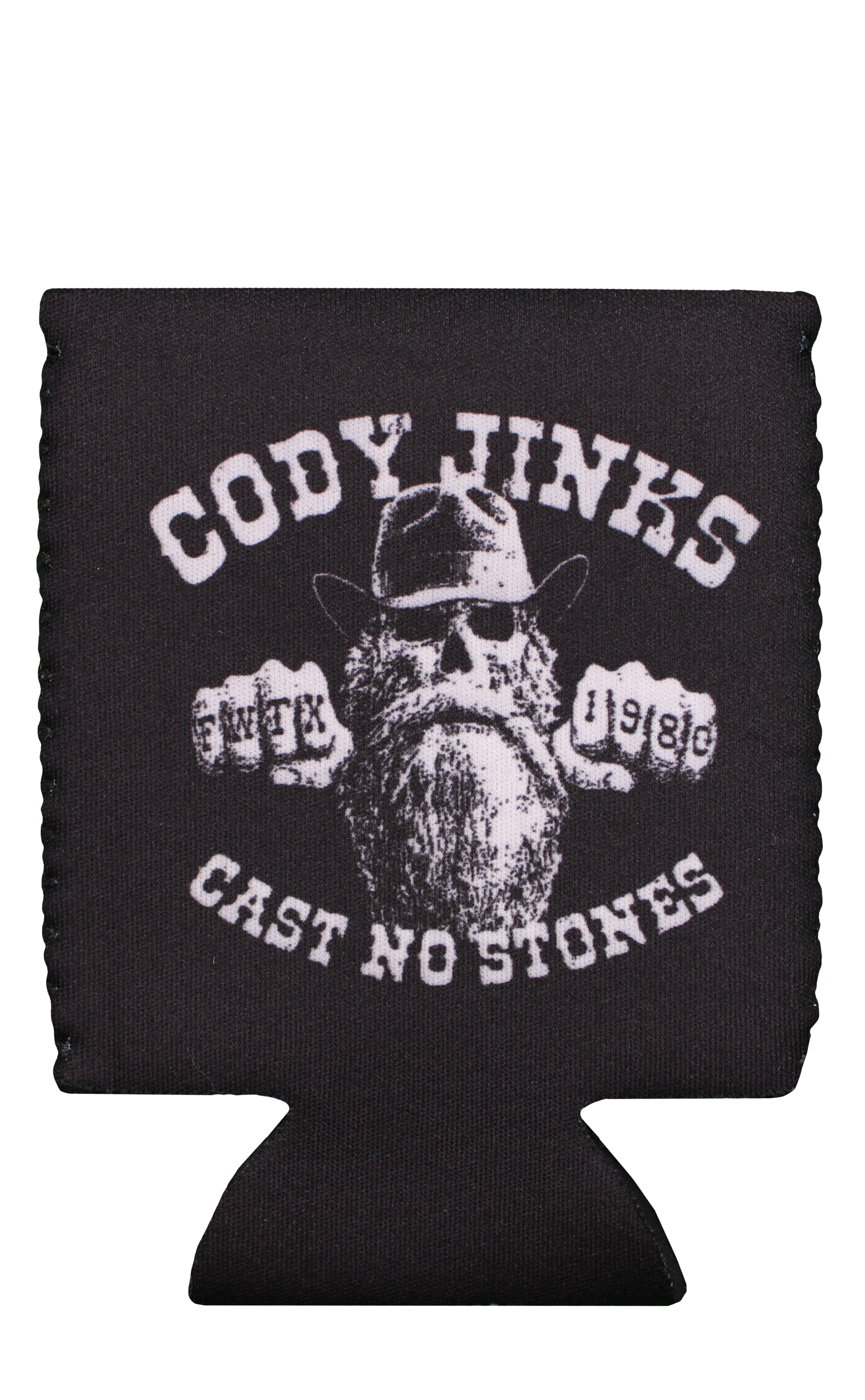 Cast No Stones Koozie
