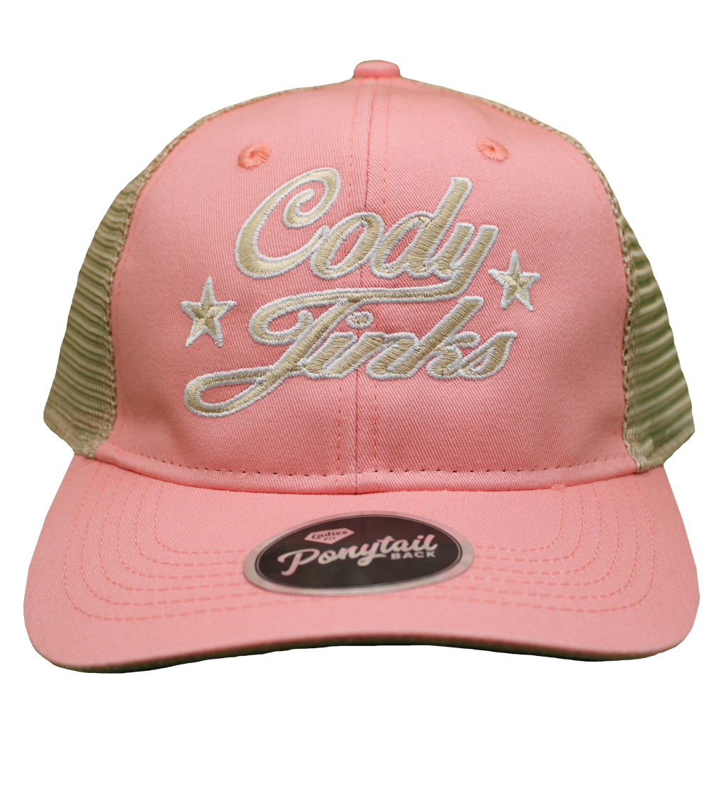 Script Ladies Ponytail Hat