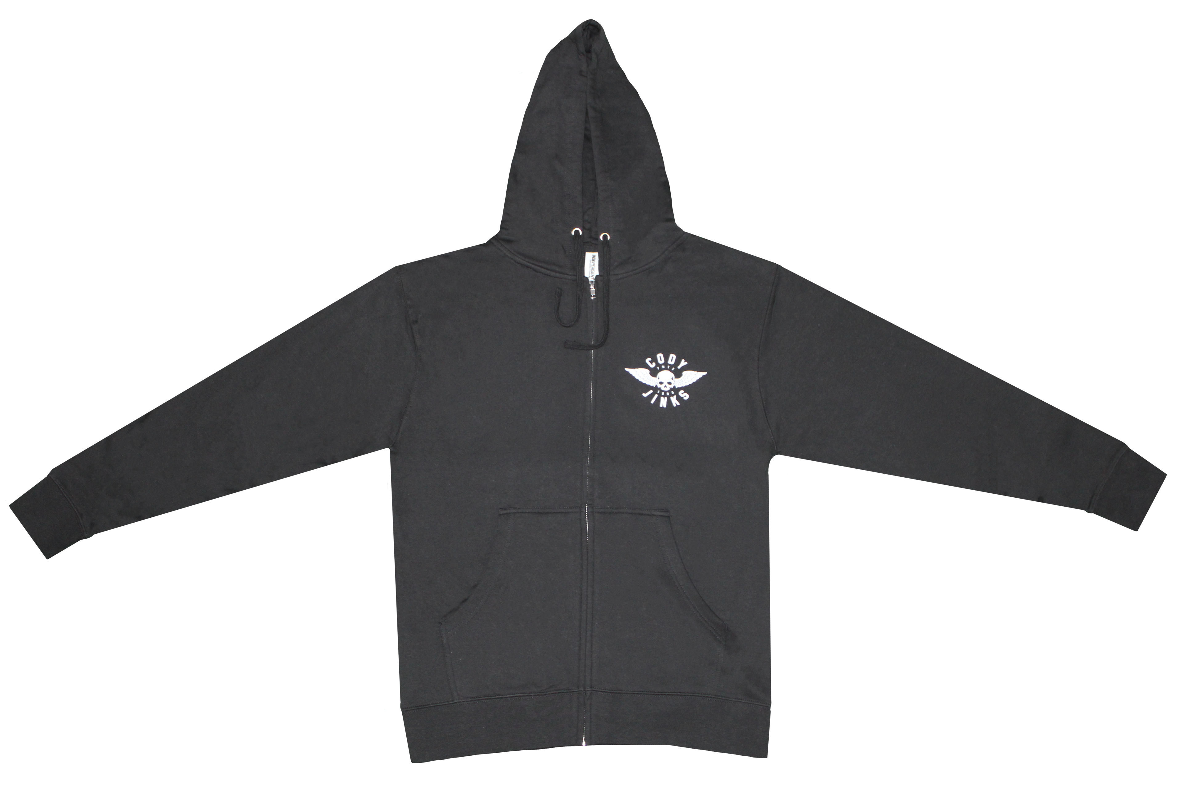 Skull Zip Up Hoodie