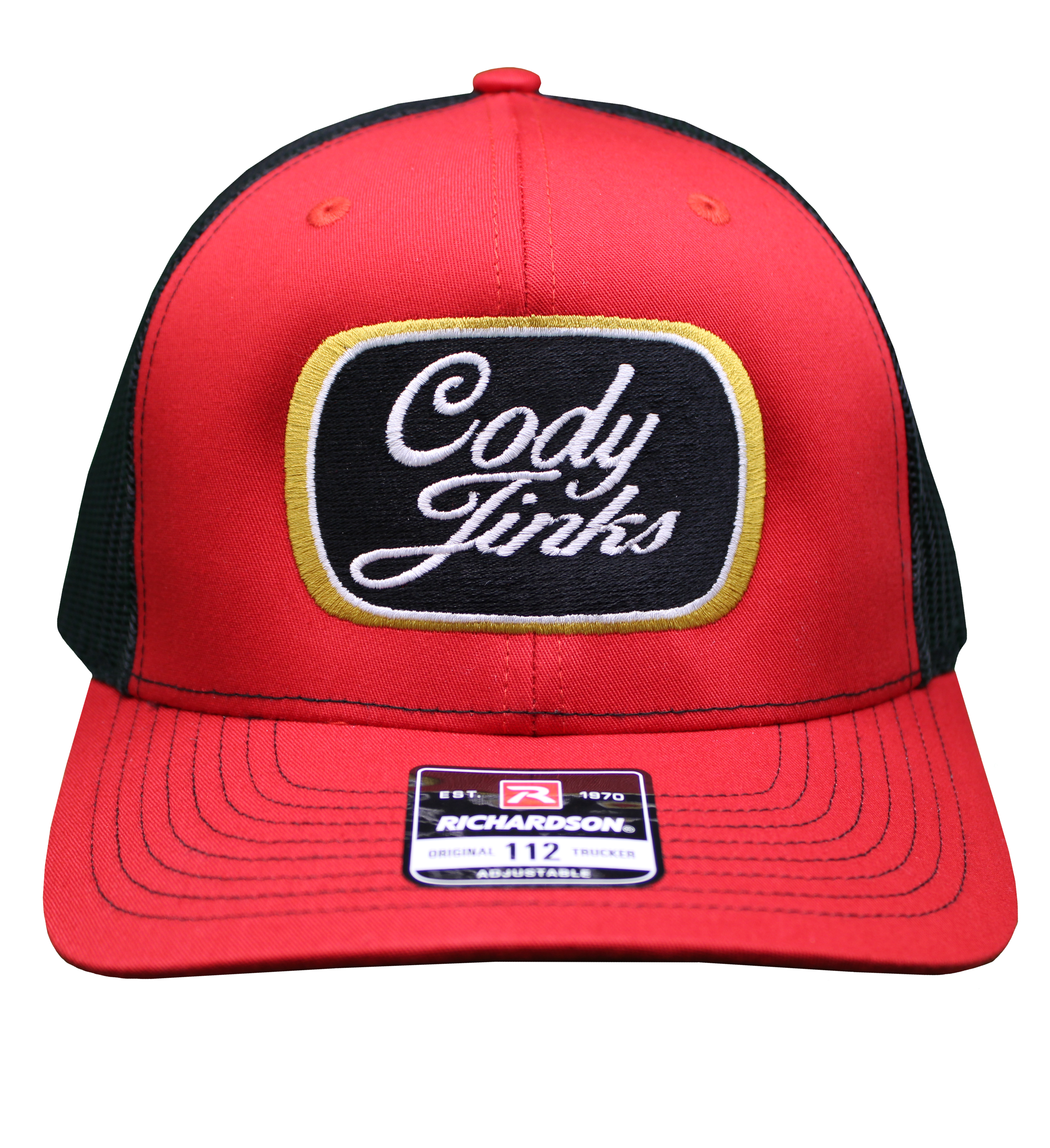 Red/Blk Patch Hat