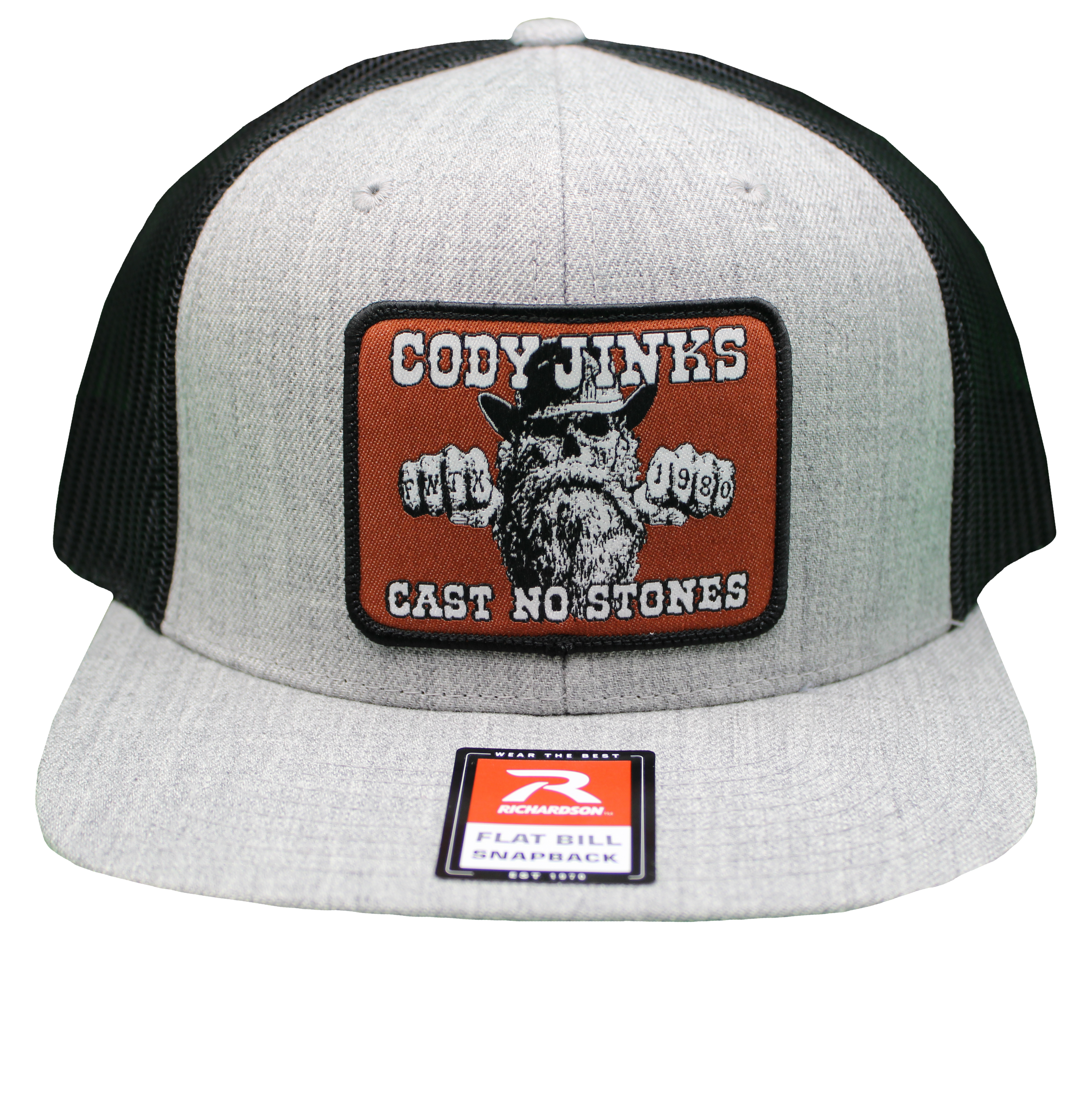 Lt Grey CNS Rectangle Patch Flatbill Hat
