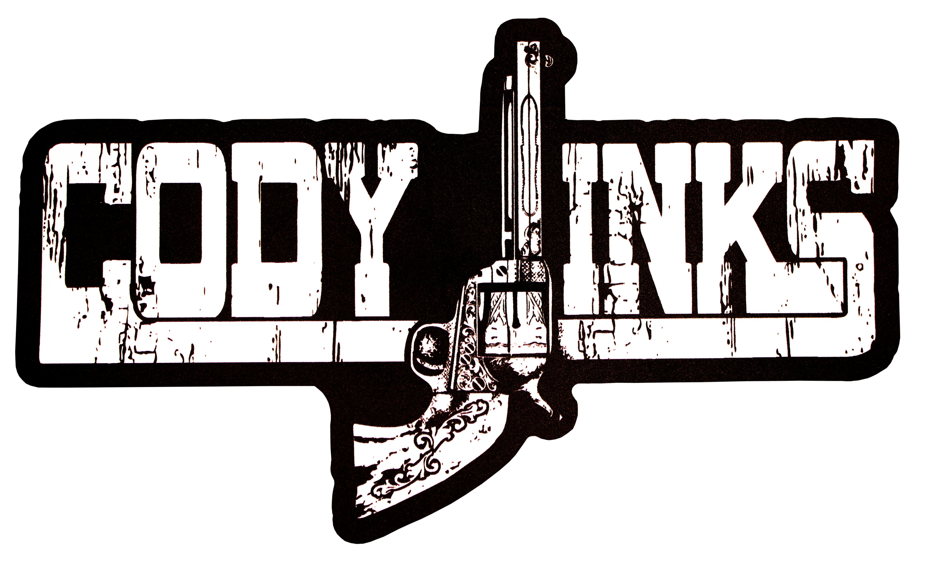 Cody Jinks Pistol Sticker