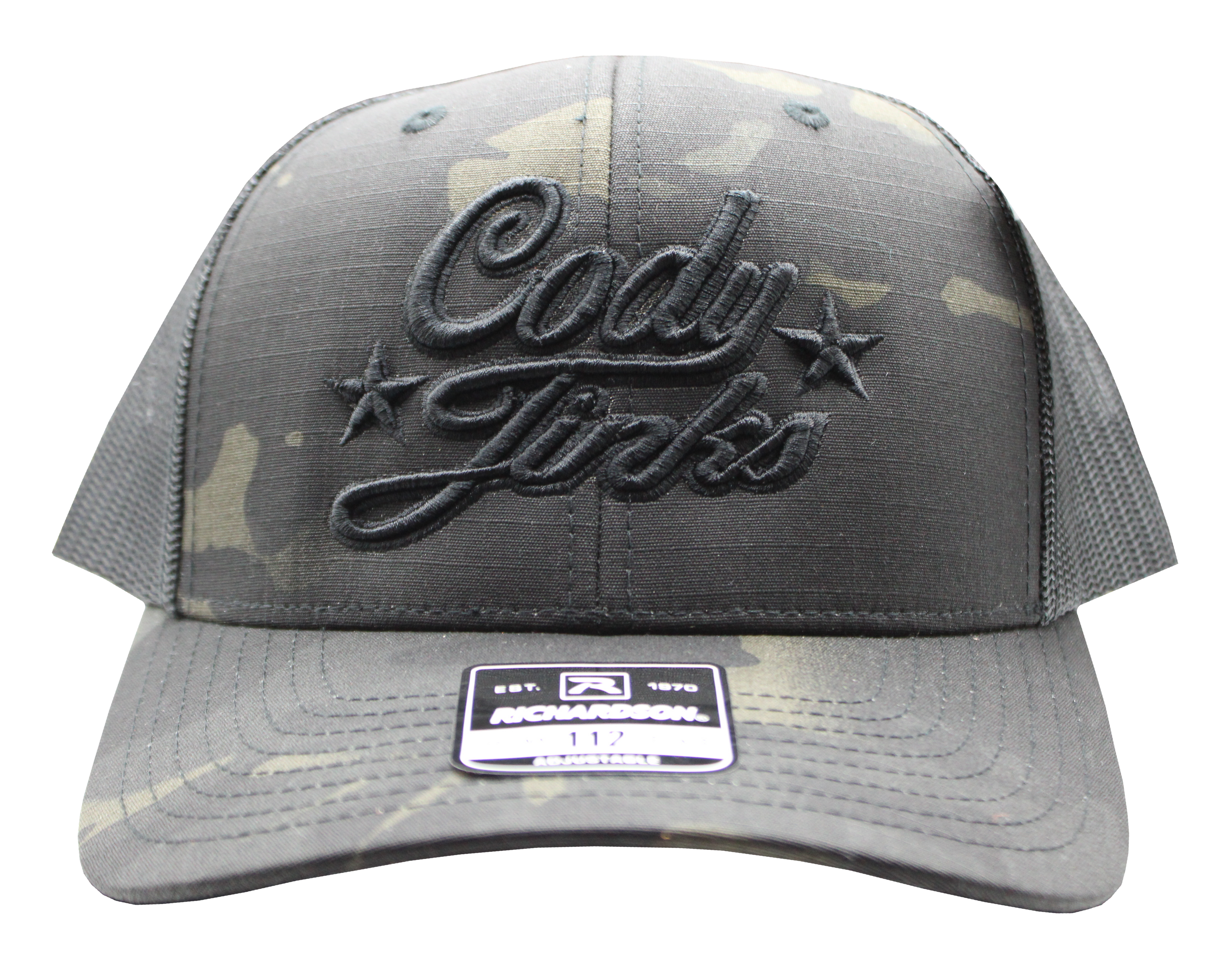 Script Black Camo Hat