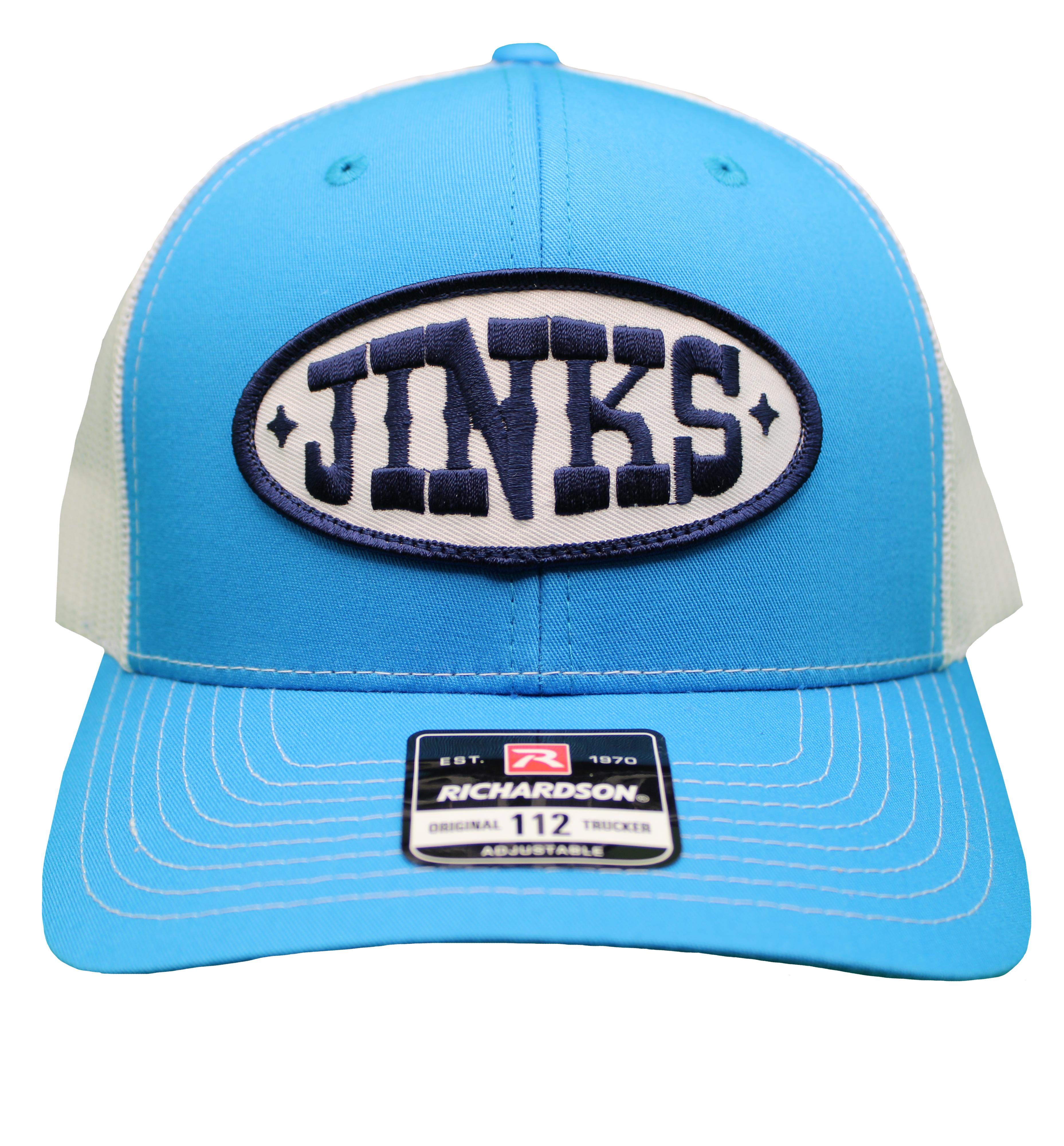 JINKS Patch on Cyan Hat