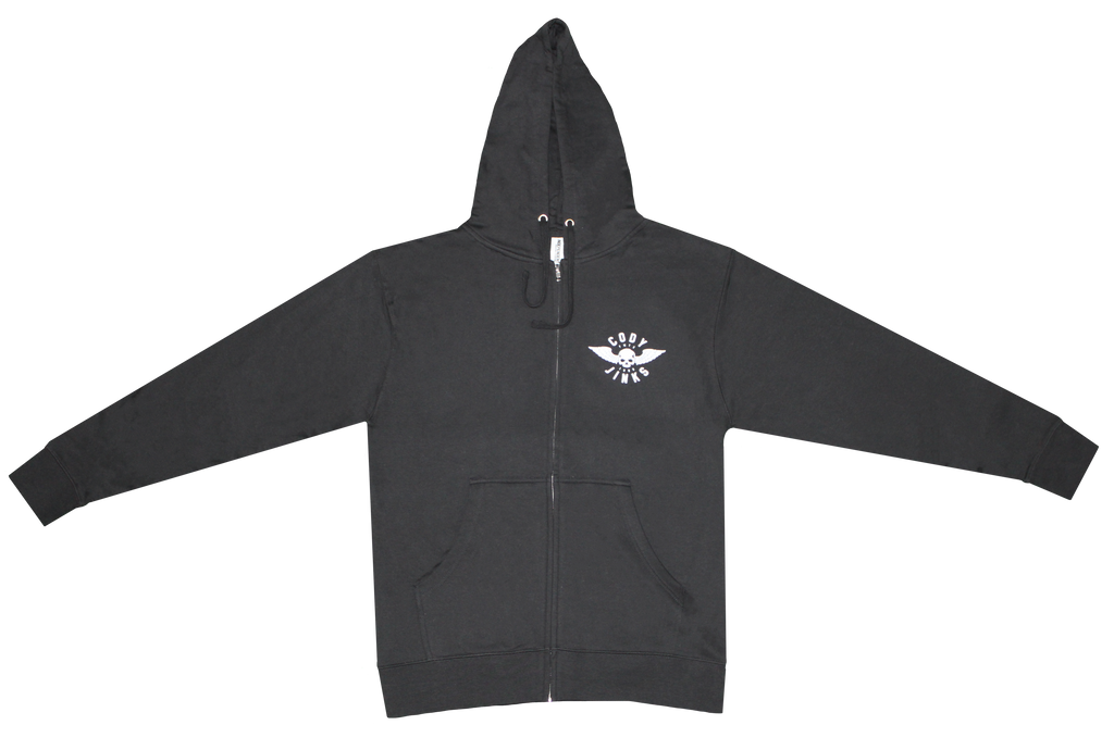 Skull Zip Up Hoodie