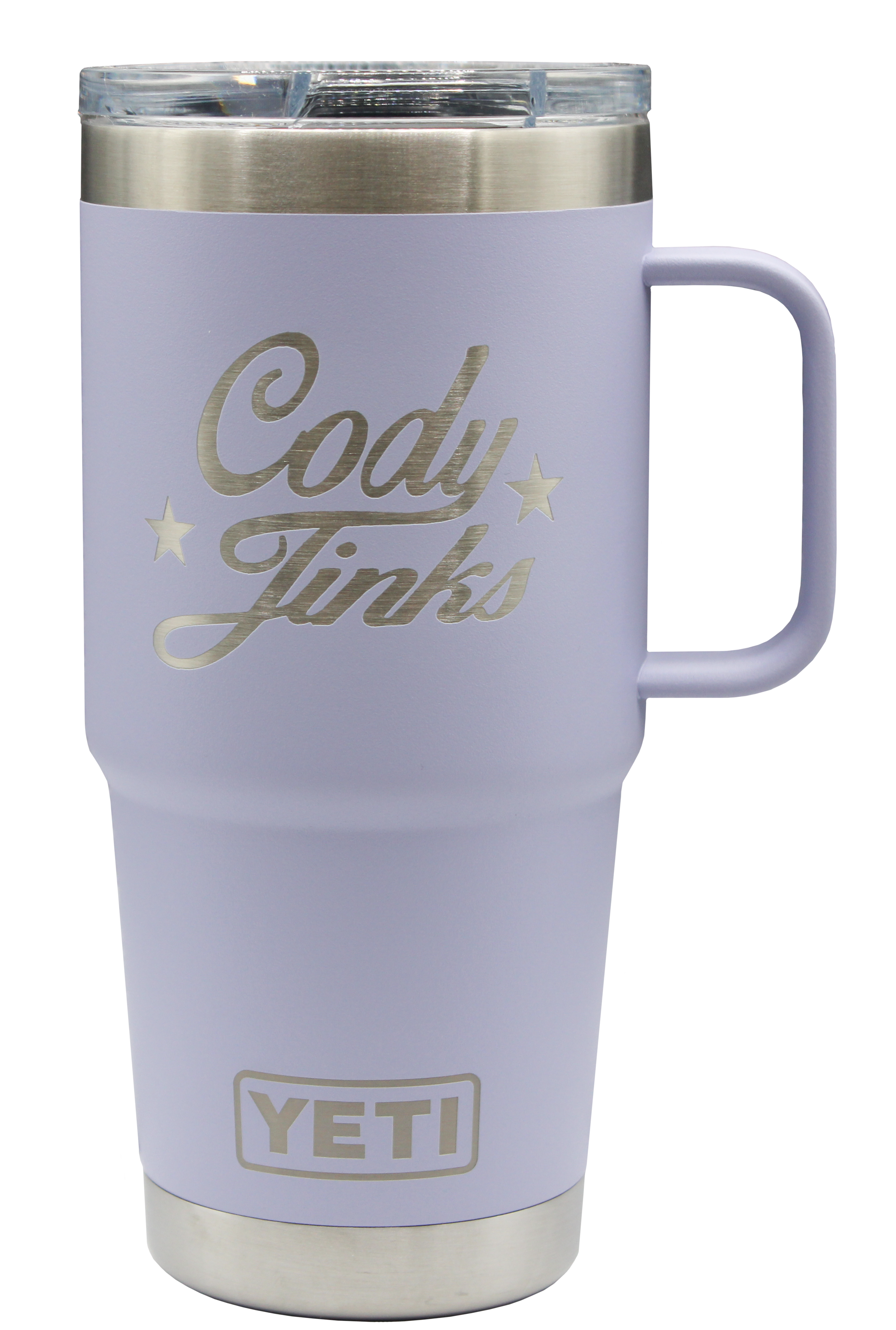 Lilac 20oz Tumbler W/ Handle