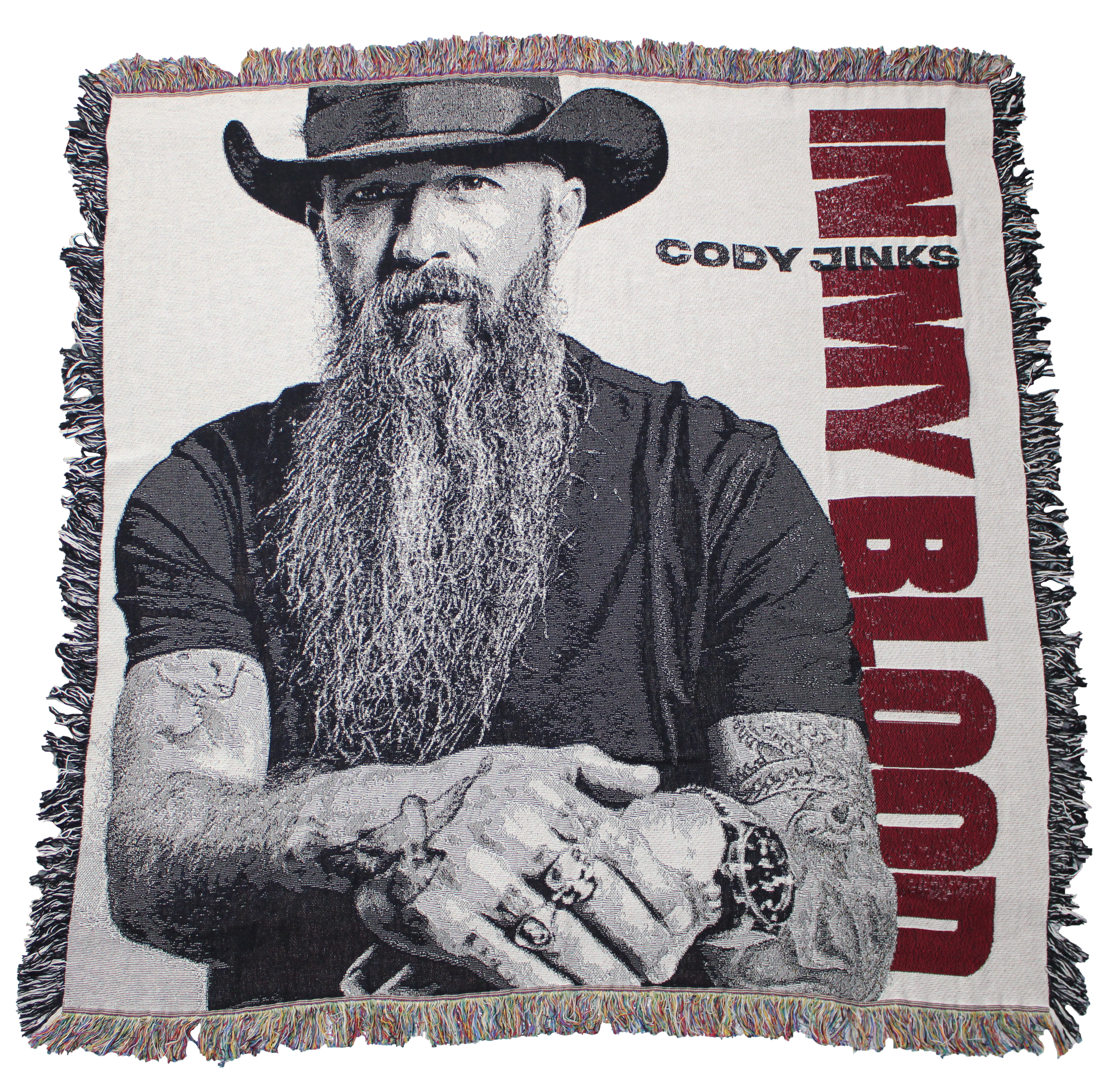 In My Blood Woven Throw Blanket