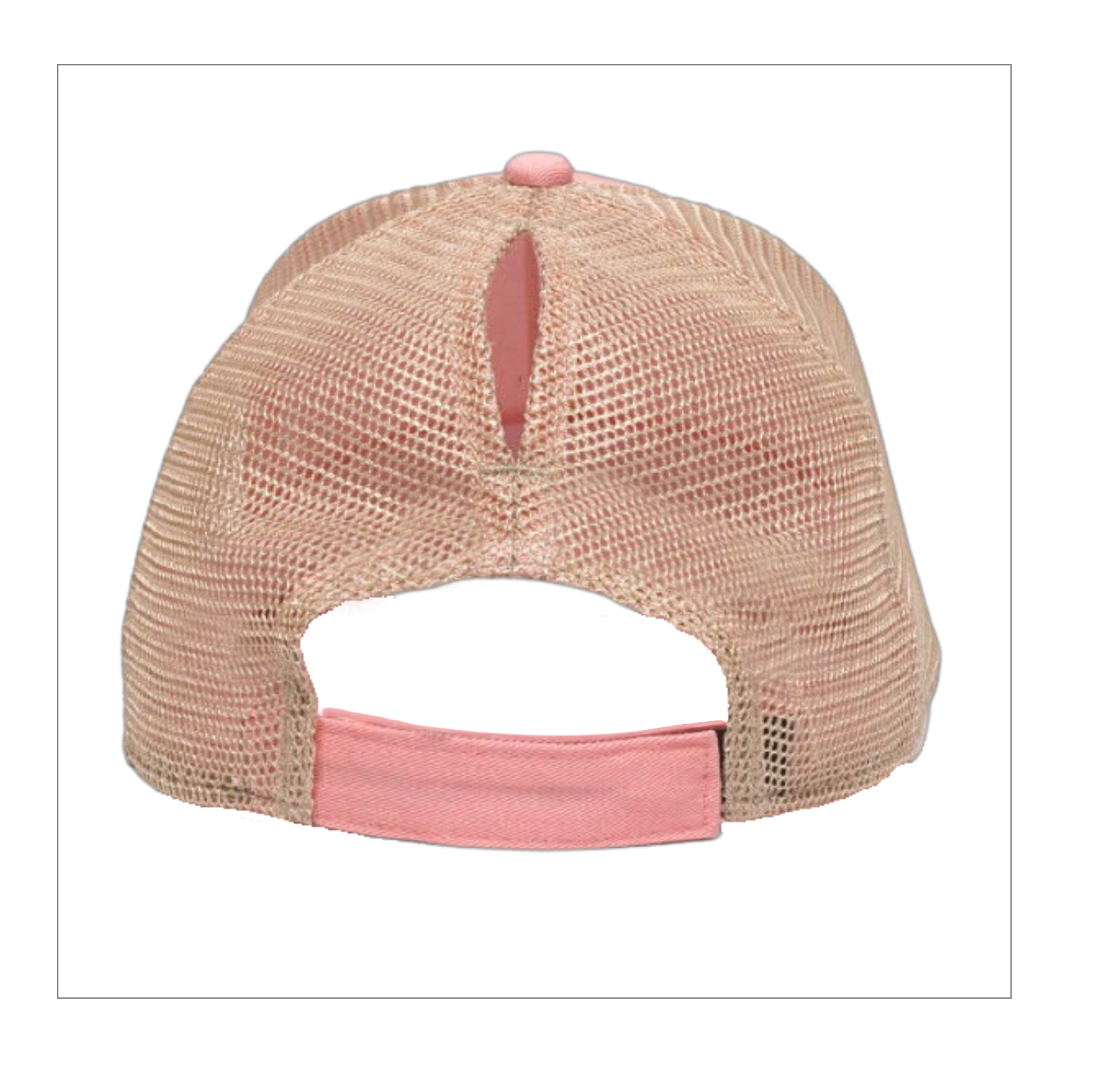 Script Ladies Ponytail Hat